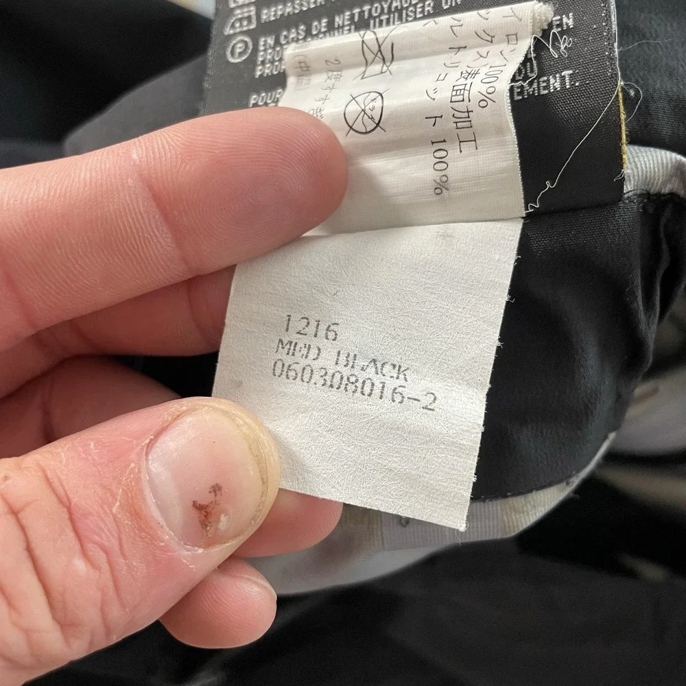 Arc'teryx Gore-Tex Bib Ski Snow Pants Mens Medium Black Waterproof Zip Pockets